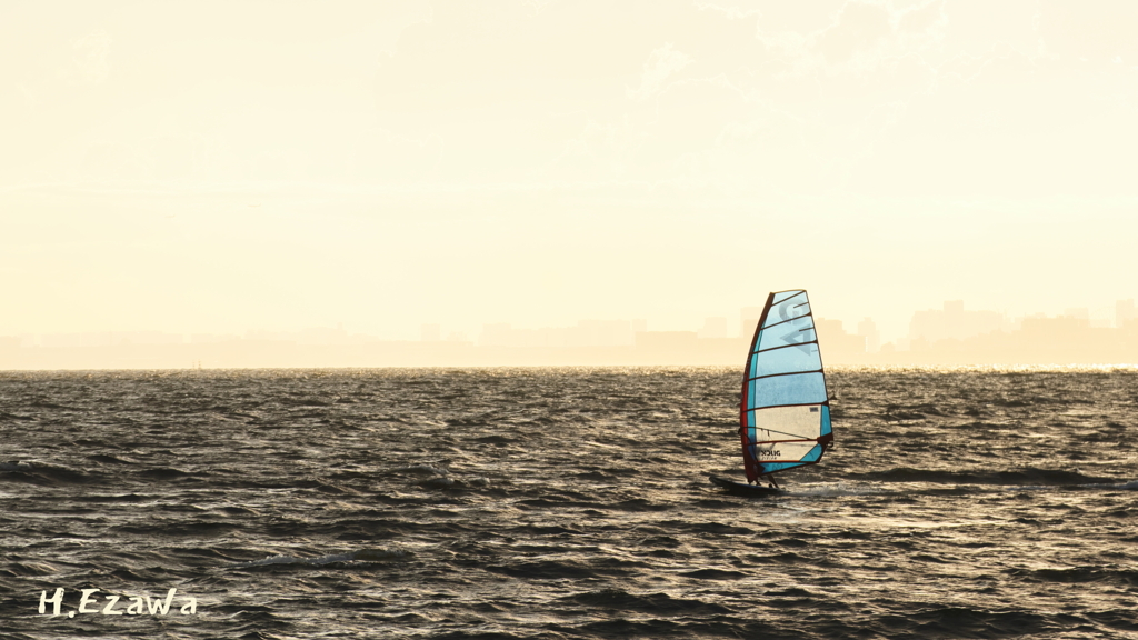 blue sail