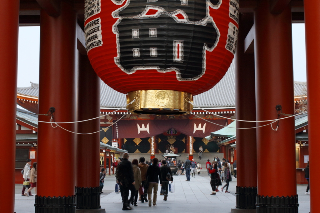 浅草寺の朱