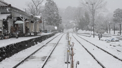 冬の駅