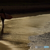 Lonely surfer