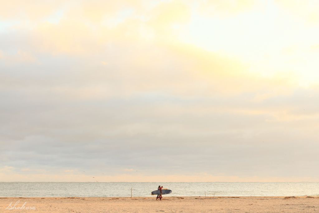 Evening beach