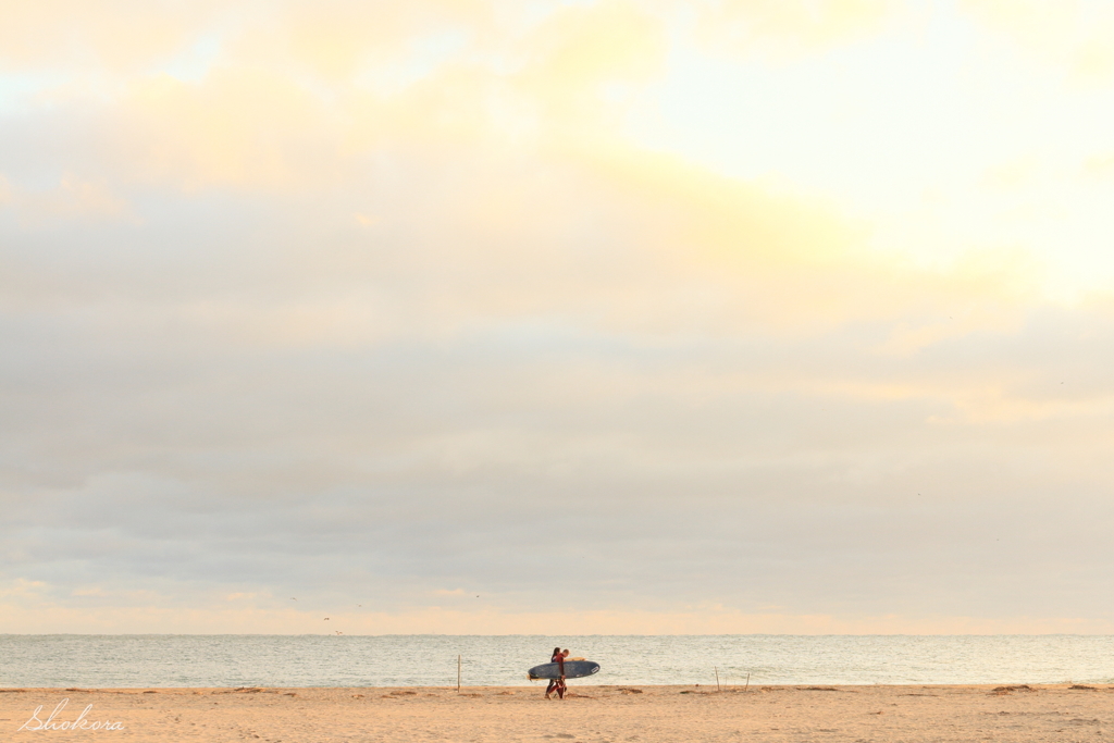 Evening beach