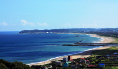 岬から見る海岸