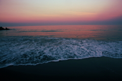 夕方の海