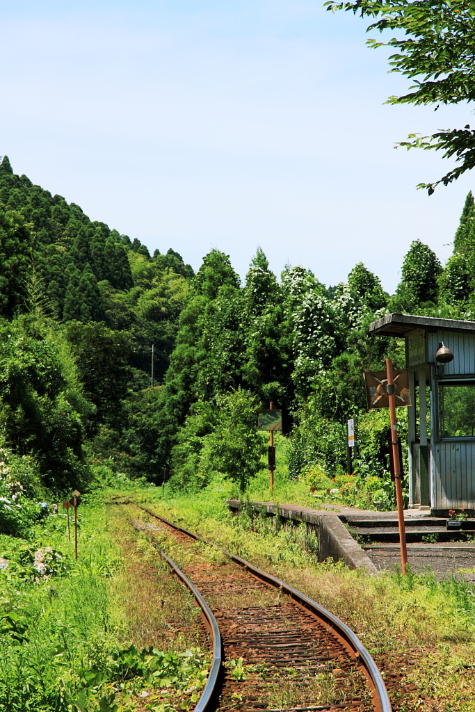 山間の駅