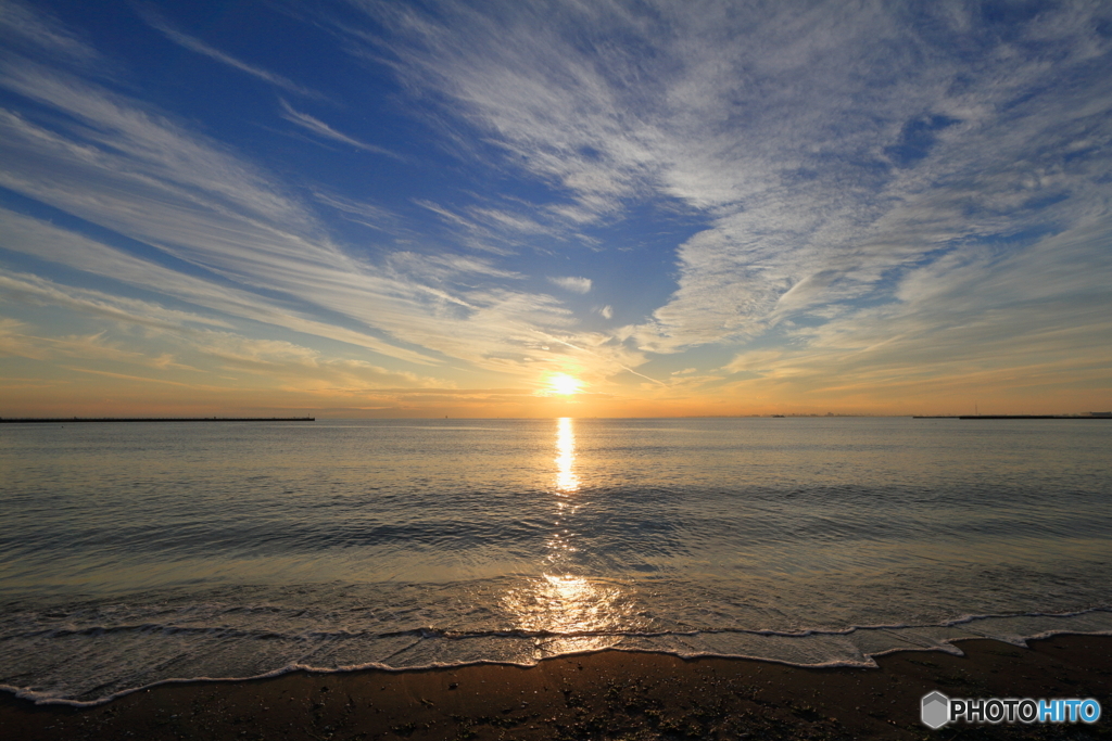Sunset in Tokyo Bay2