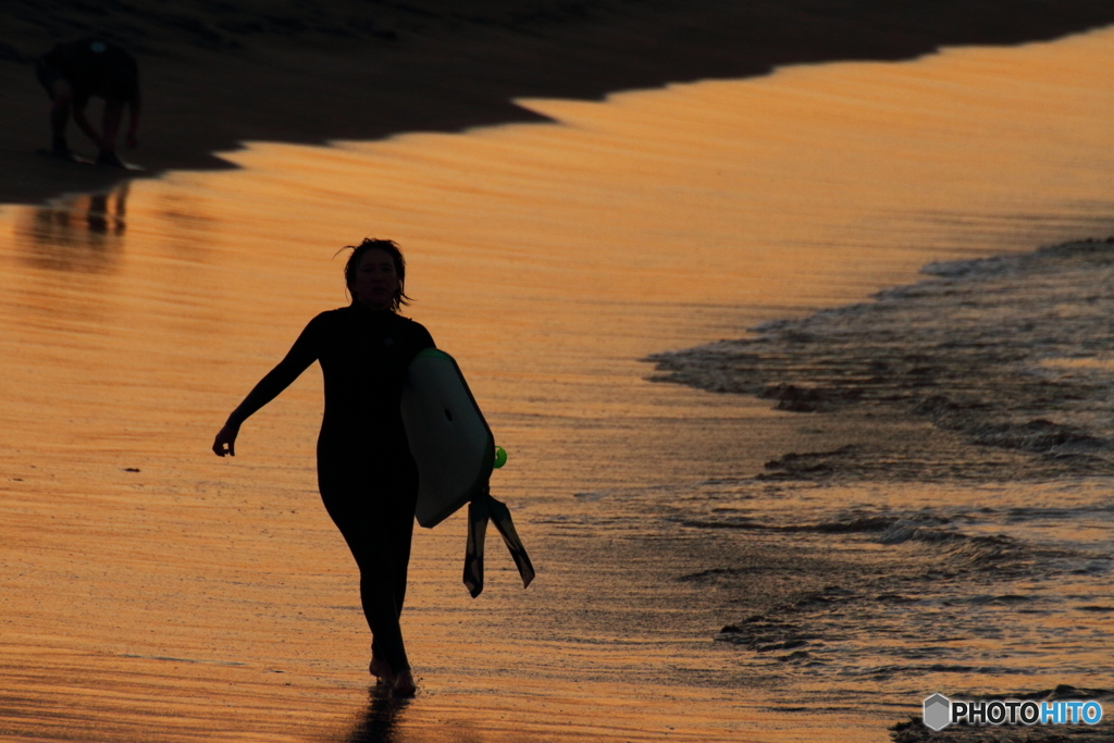 Surfer coast