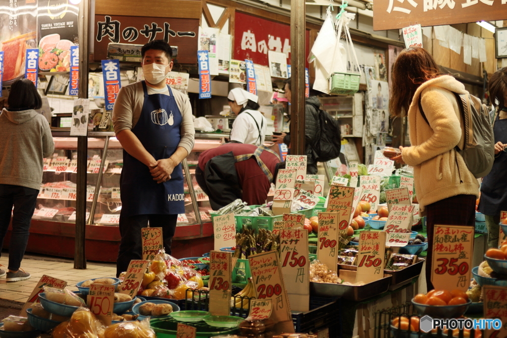 八百屋さんとお肉屋さん