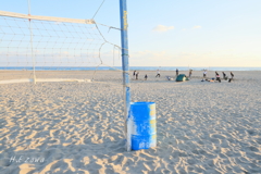 beach volleyball court