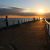 夕暮れの桟橋2