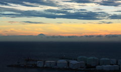 千葉から見た富士山Ⅱ