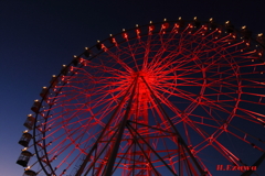 夕暮れの観覧車2