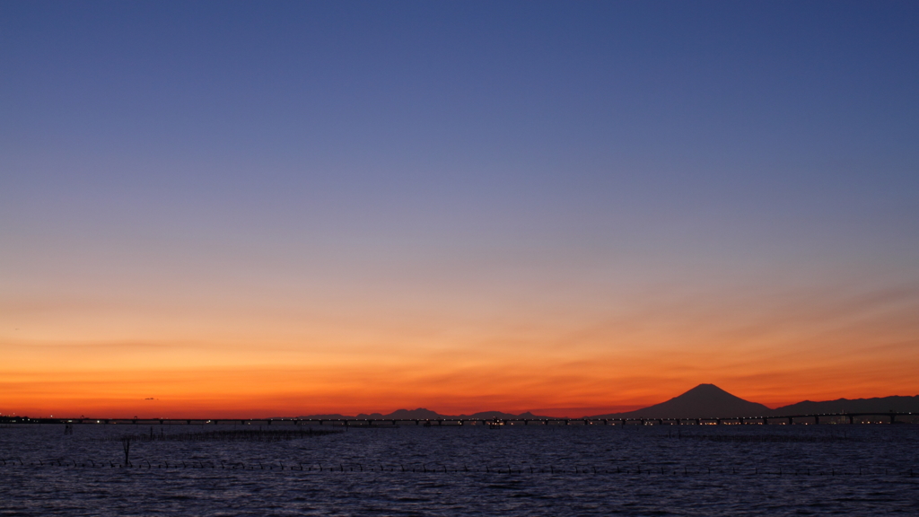 Sunset of Aqua-Line