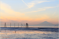 引き潮の江川海岸