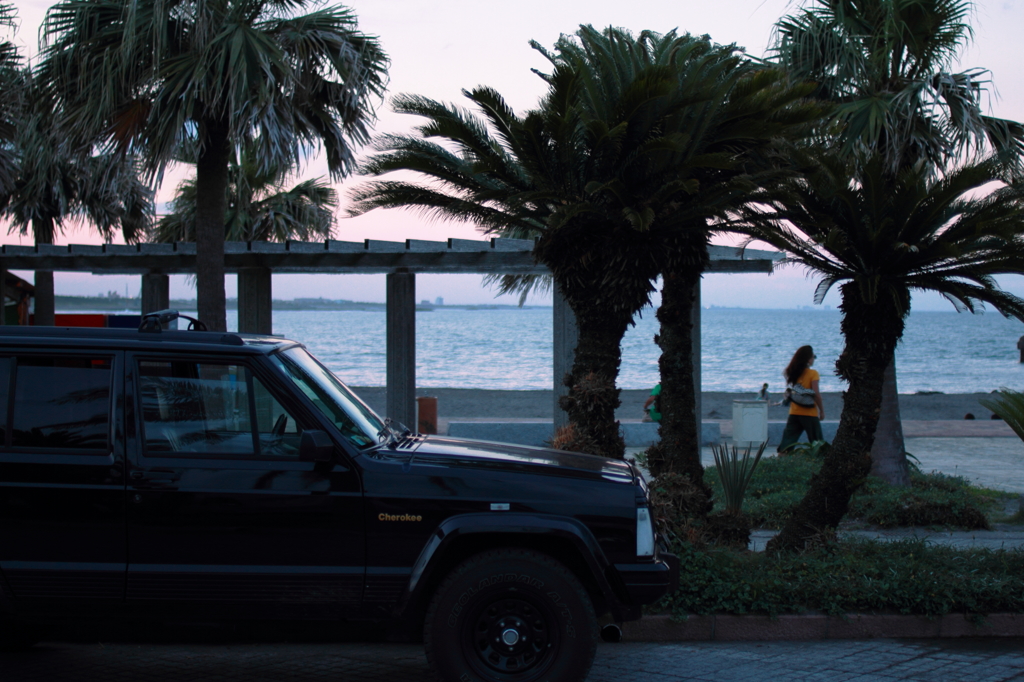 Evening beach
