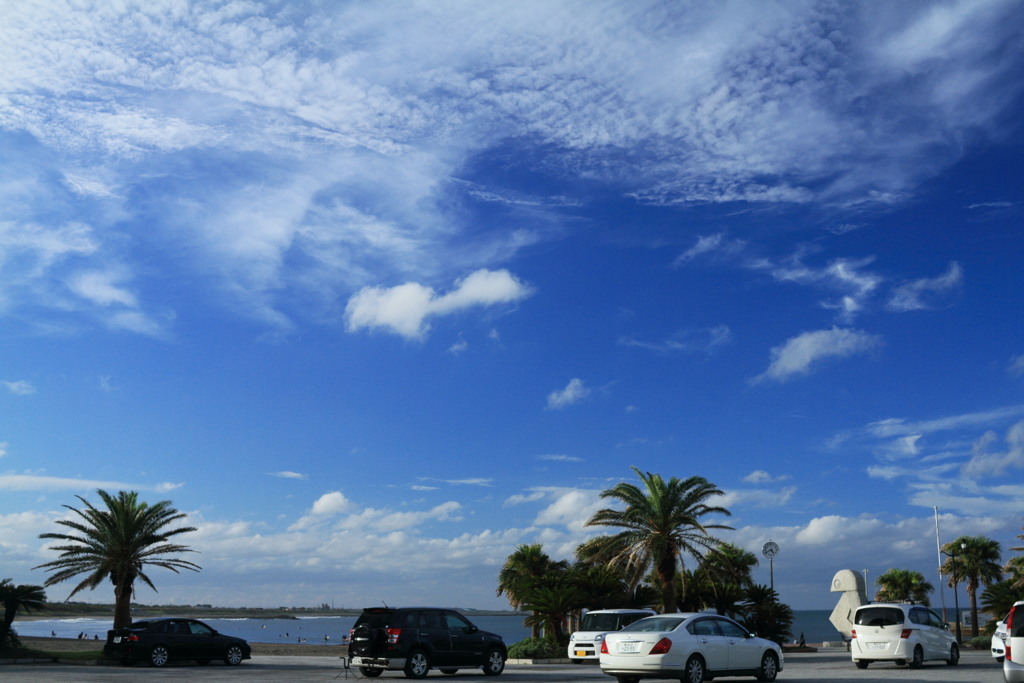 カリフォルニアの？青い空