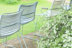 Chairs in the green