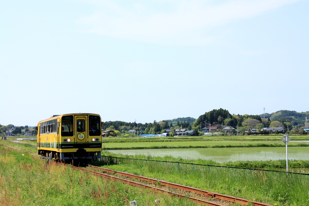 線路のある風景～田園の中を～