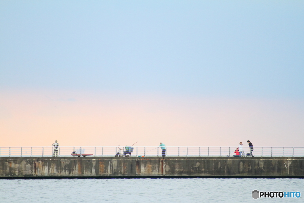 夕桟橋
