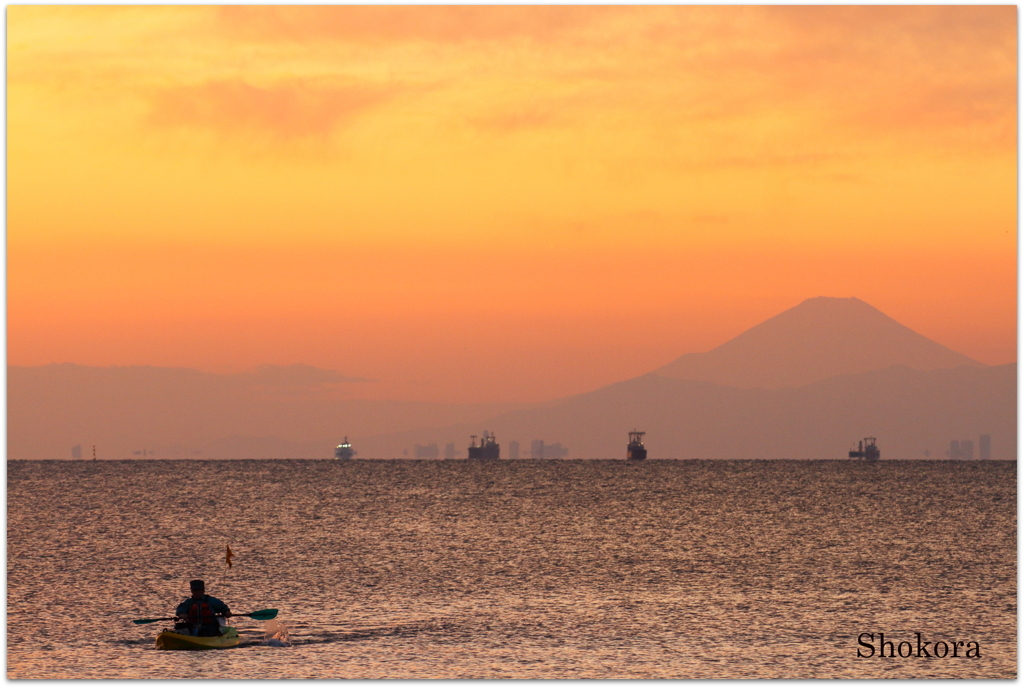 東京湾夕景