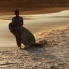Evening surfer girl3