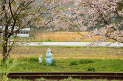 ムーミンのいる駅～桜～