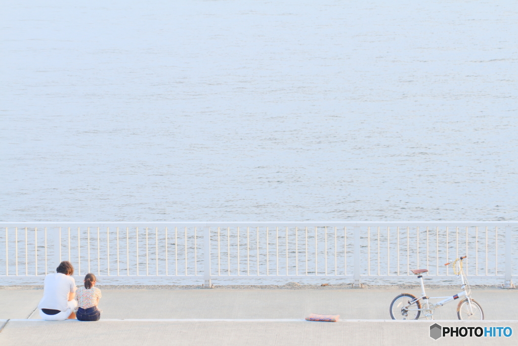 Two of the sea front