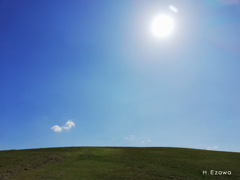 丘の上の空