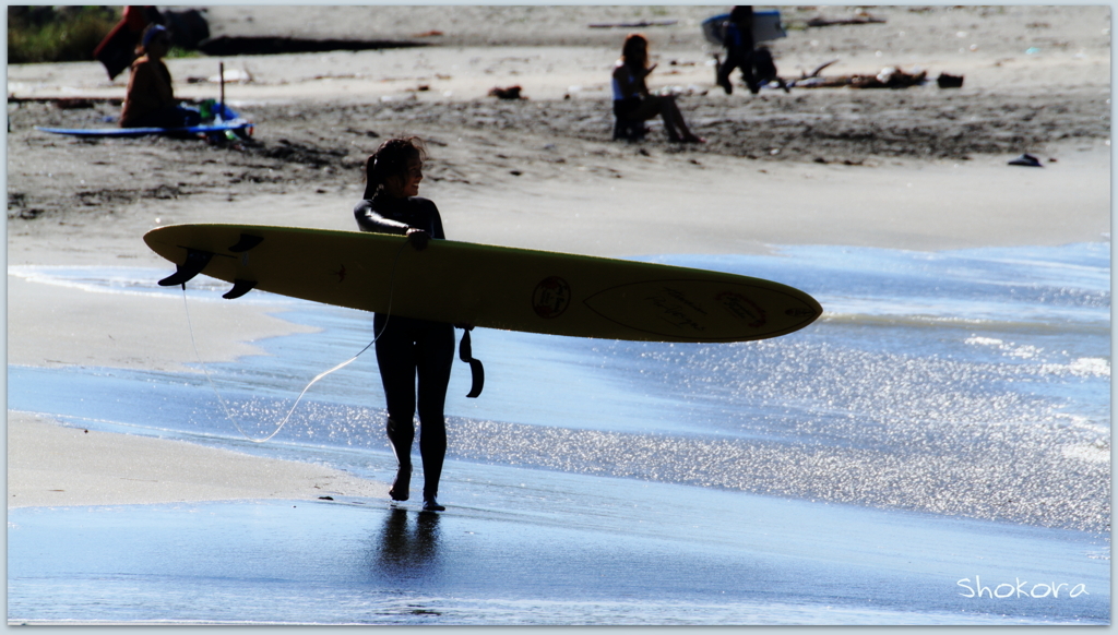 Beautiful surfer