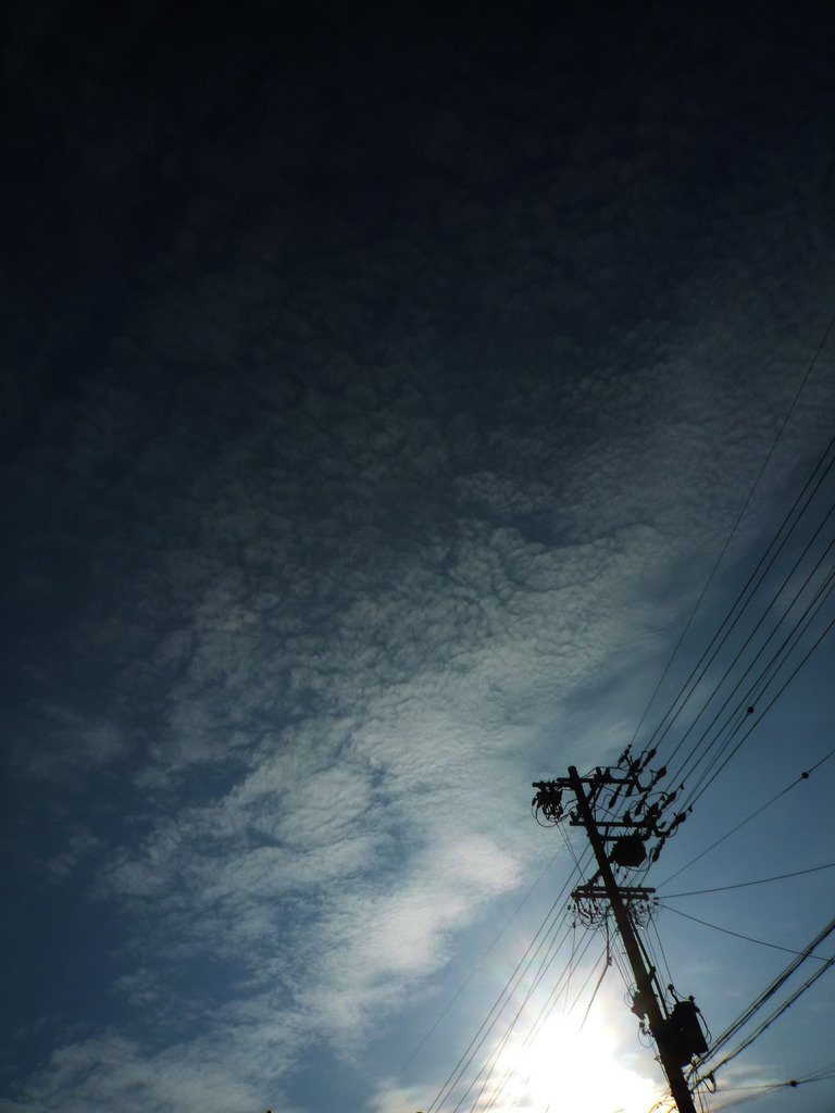 出勤前の空