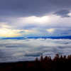 雲海を漂う