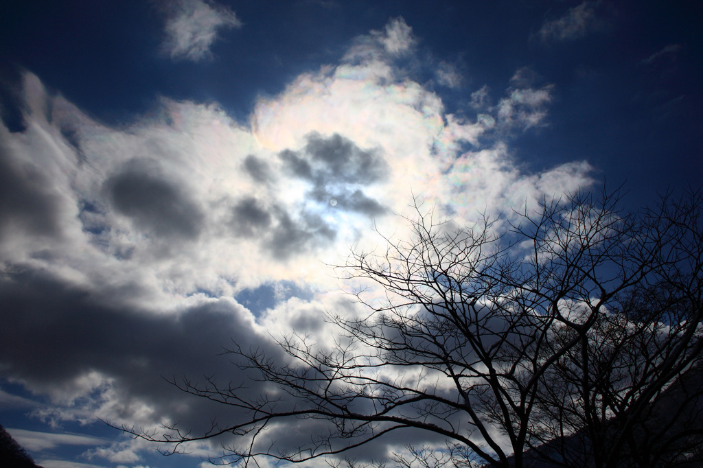 雲の向こうの太陽