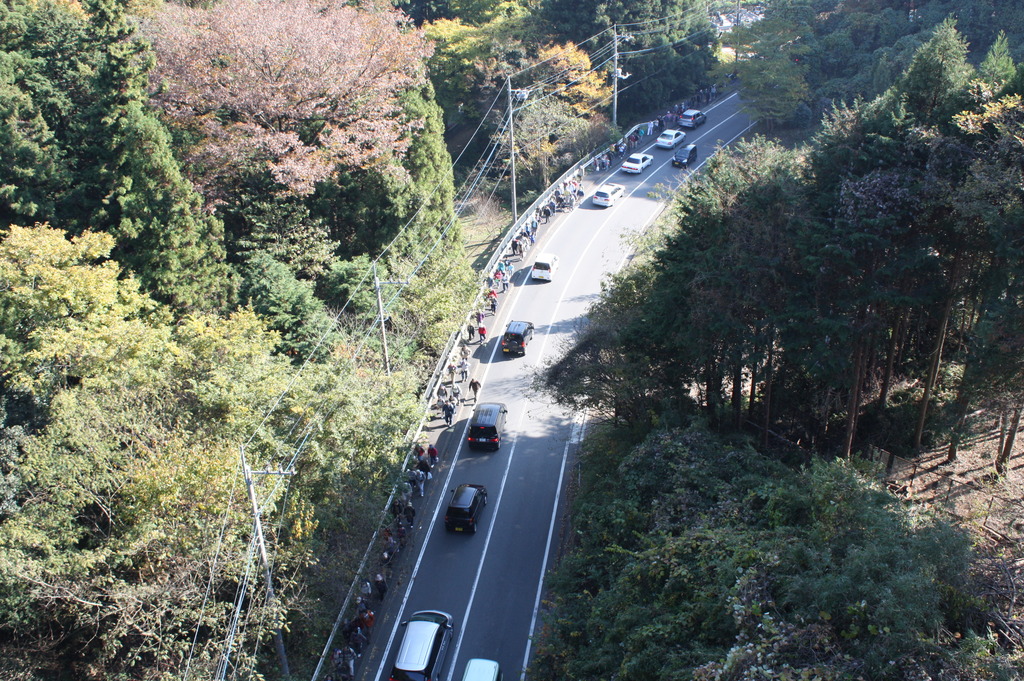 行楽の渋滞