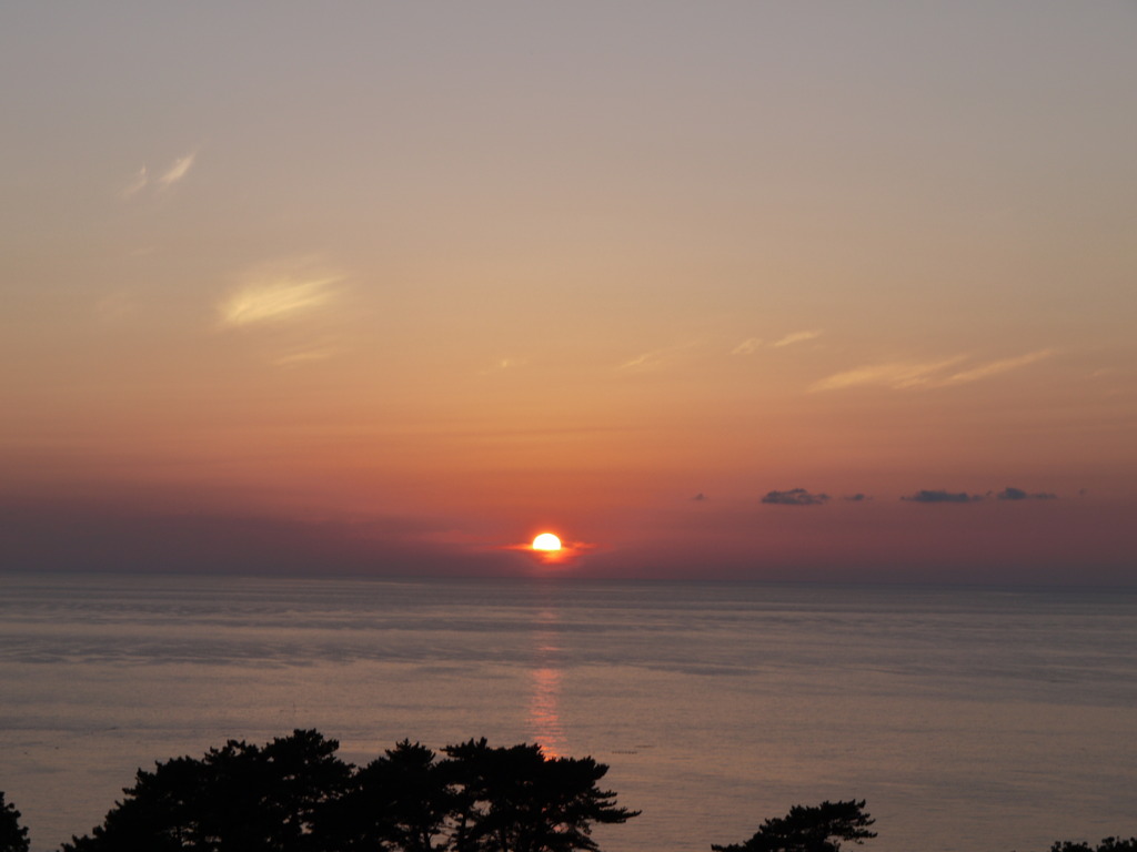 深浦の夕陽
