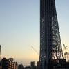 東京スカイツリー　夕暮れ