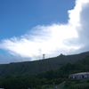 那須の山と雲