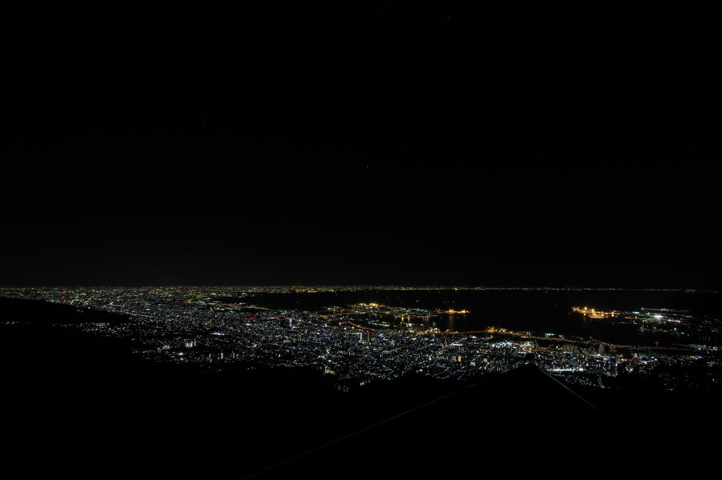 摩耶山からの夜景