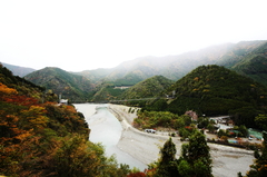 奈良　谷瀬の吊り橋