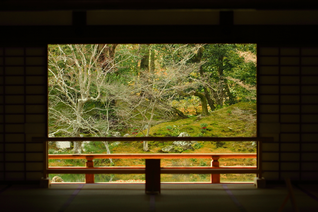 天竜寺　曹源池