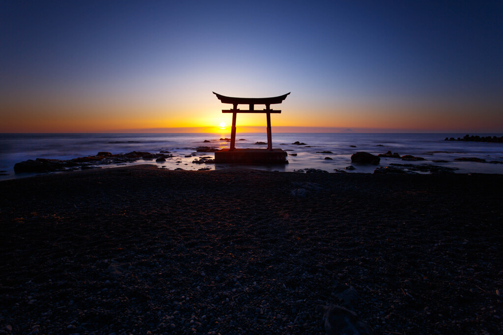 夕暮れ