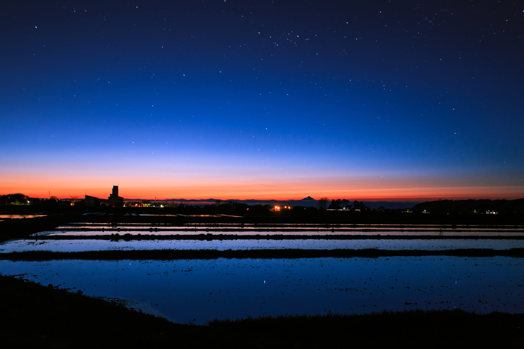 帰途の空