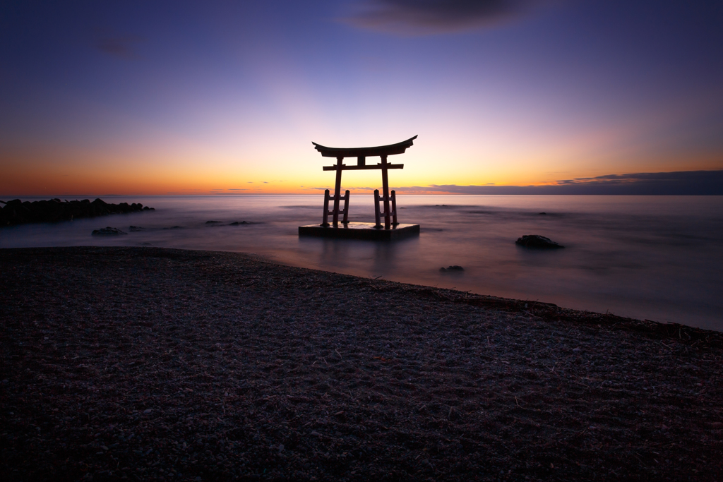 夕暮れ