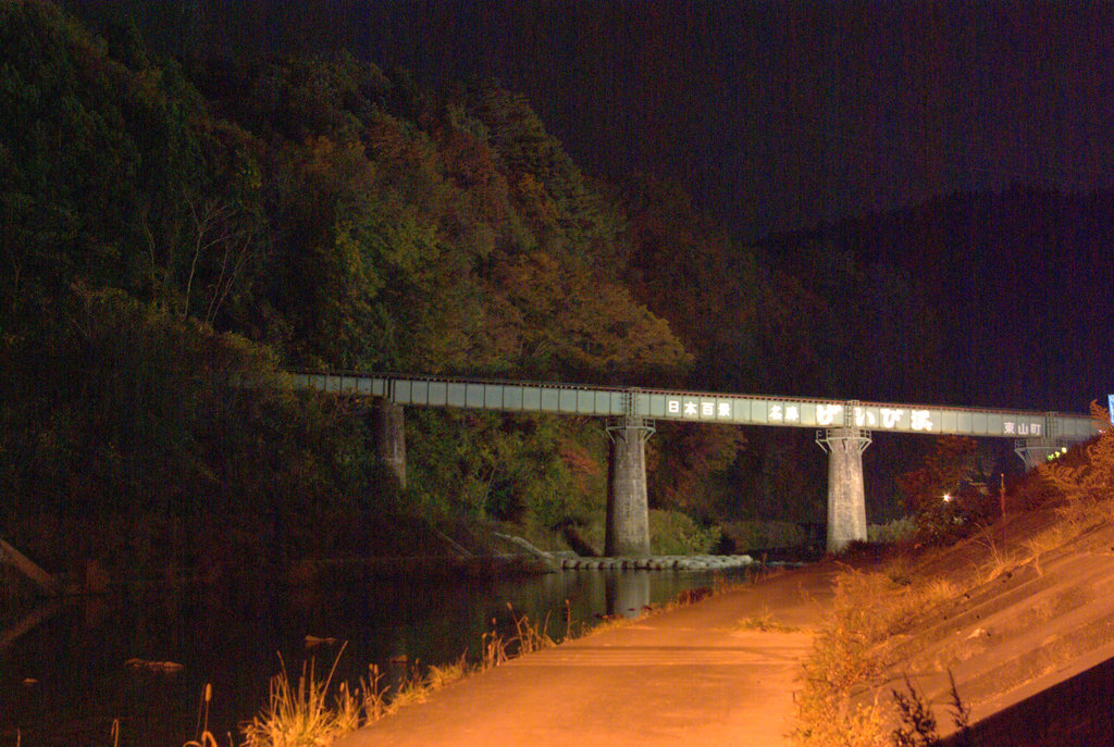 猊鼻渓夜景０９秋