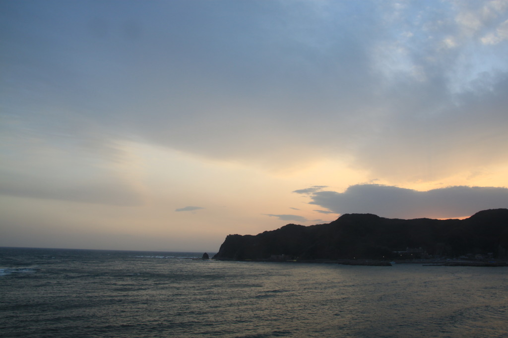 鴨川の夕焼け