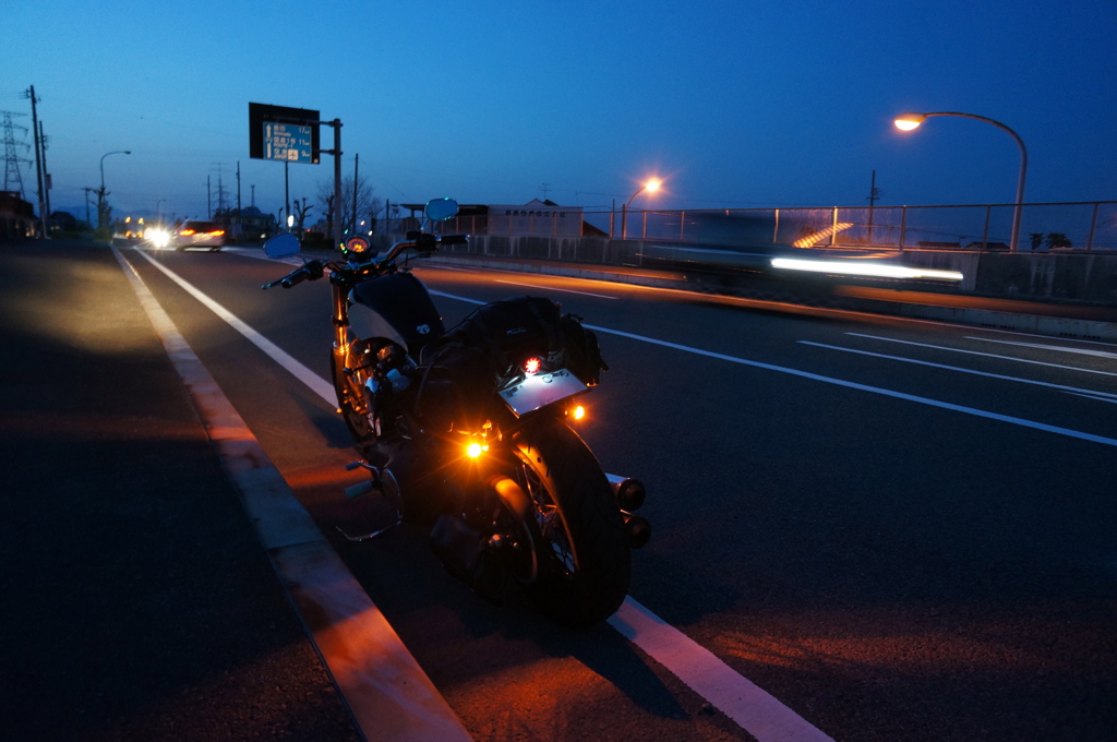夕暮れ