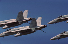 F/A-18C diamond formation