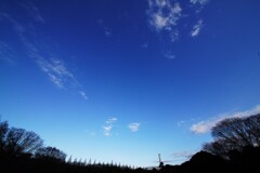 公園の青空