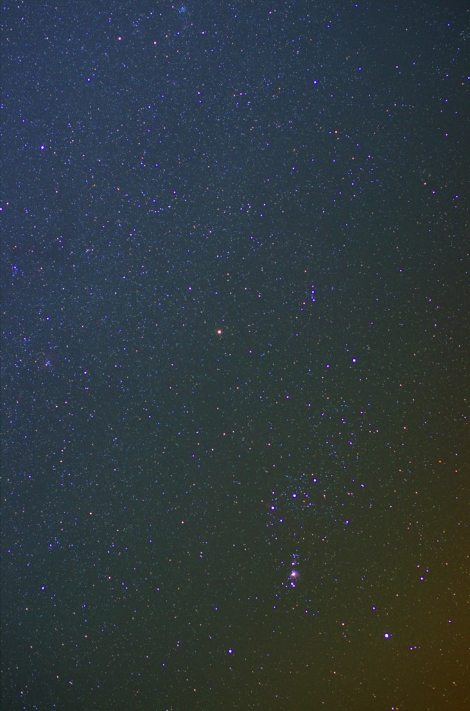 オリオンと星々