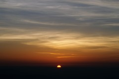 富士山5合目からの日の出