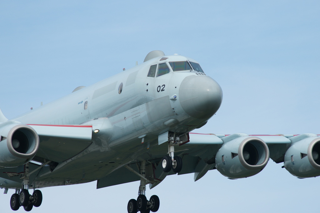 海上自衛隊P-1の頭